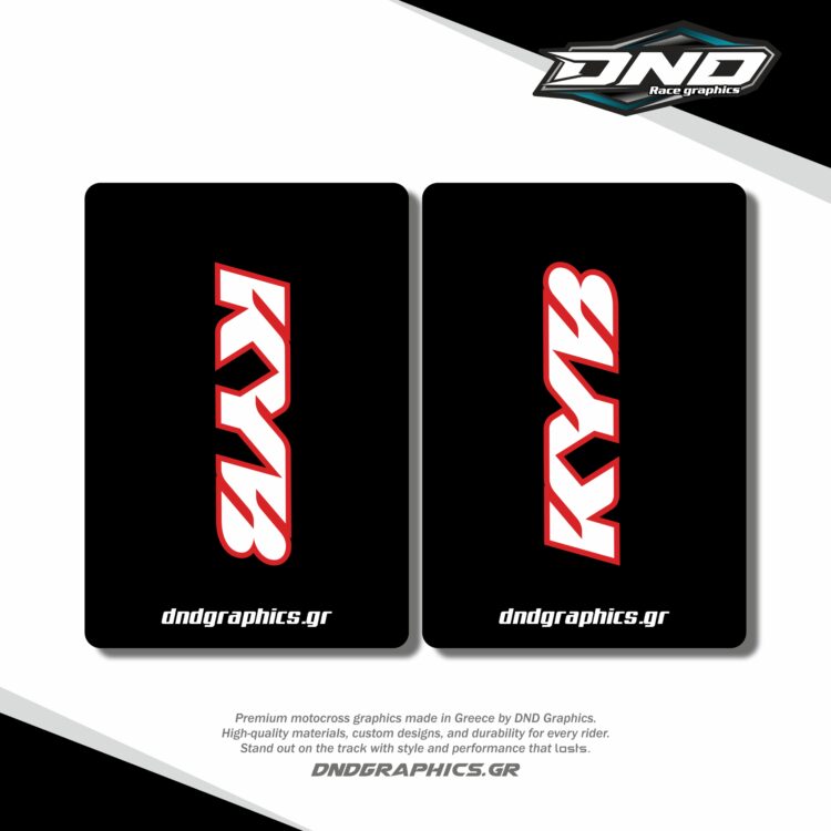 KYB FORK PROTECTION red white
