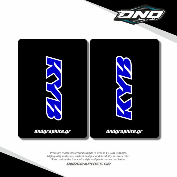 KYB FORK PROTECTION white blue