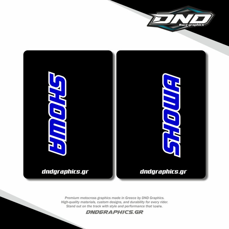 SHOWA FORK PROTECTION white blue