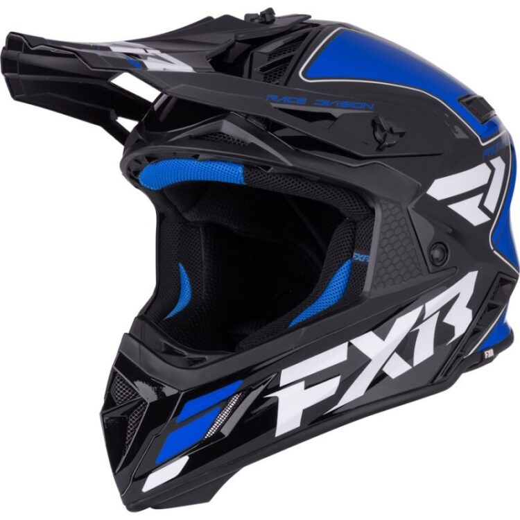 FXR Κράνος MX Helium Μπλέ / Άσπρο