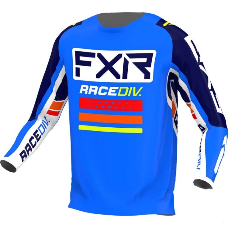 FXR Μπλούζα MX Clutch Pro Cobalt Blue / White / Navy
