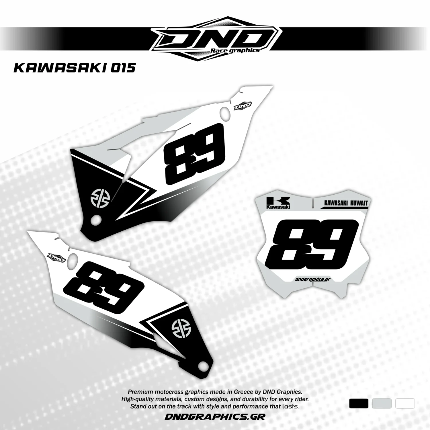 KAWASAKI | KAWASAKI 015 number plates - DnD Graphics