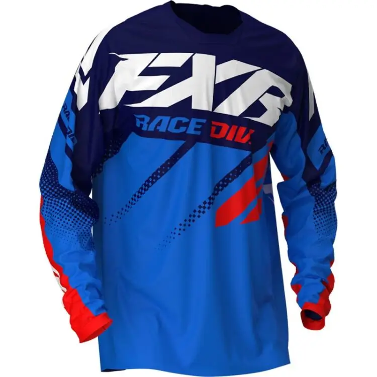 Μπλούζα MX FXR Clutch 20 Blue / Navy / Red