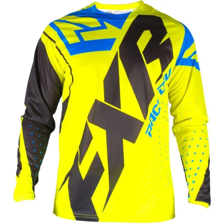 Μπλούζα MX FXR Clutch Prime 19 HiVis / Black / Blue