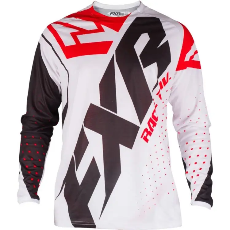 Μπλούζα MX FXR Clutch Prime 19 White / Black / Red