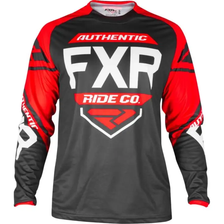 Μπλούζα MX FXR Clutch Retro 19 Black / Red / White