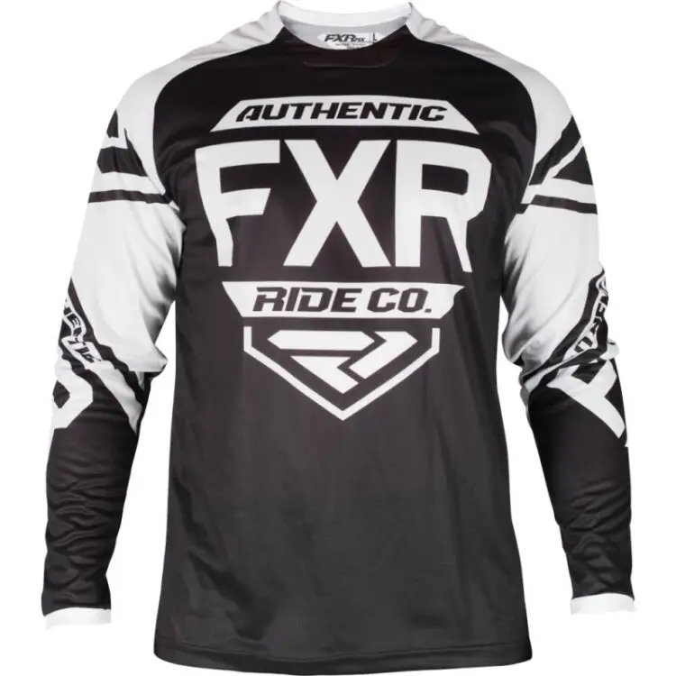 Μπλούζα MX FXR Clutch Retro 19 Black / White
