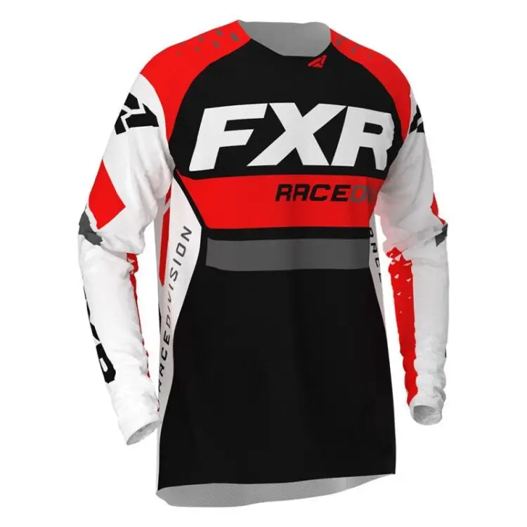 Μπλούζα MX FXR Revo 20 White / Red / Charcoal / Black