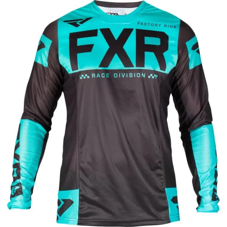 FXR Μπλούζα MX Helium Black / Mint