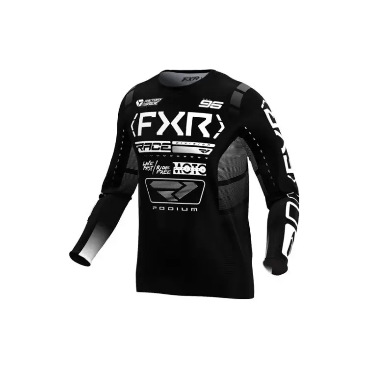 FXR Μπλούζα MX Podium Black / White