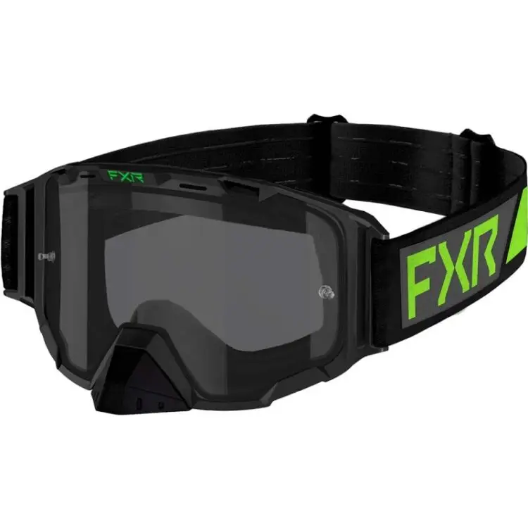 FXR Μάσκα Maverick (+ Extra Clear Φακός) Lime