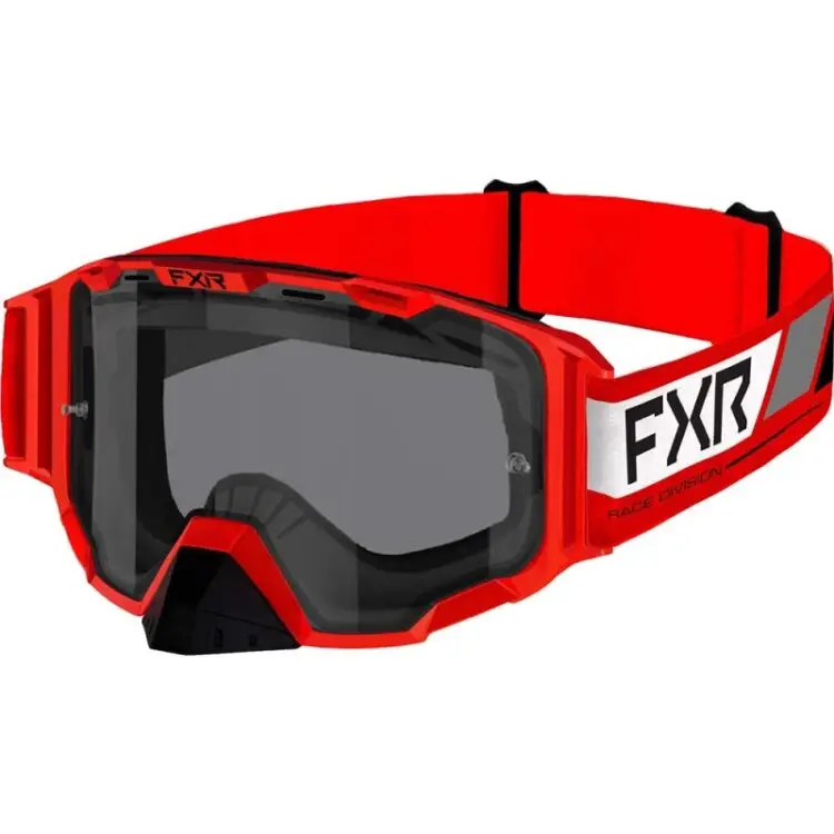 FXR Μάσκα Maverick (+ Extra Clear Φακός) Red