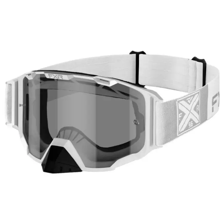 FXR Μάσκα Maverick (+ Extra Clear Φακός) White