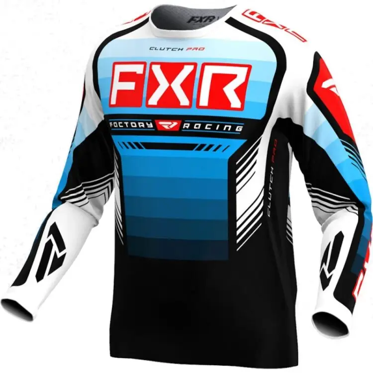 FXR Μπλούζα MX Clutch Pro Blue / Red / Black
