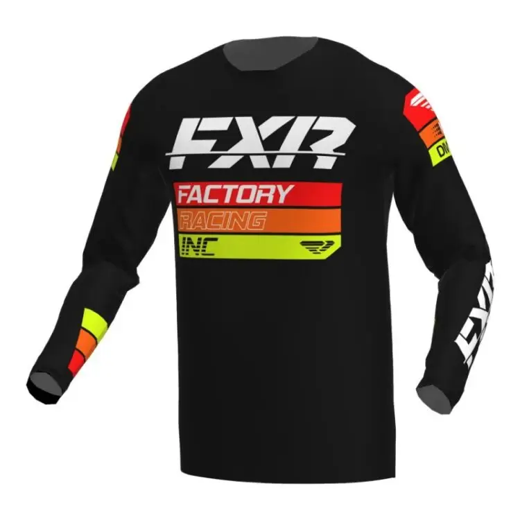 FXR Μπλούζα MX Clutch Black/Orange/HiVis