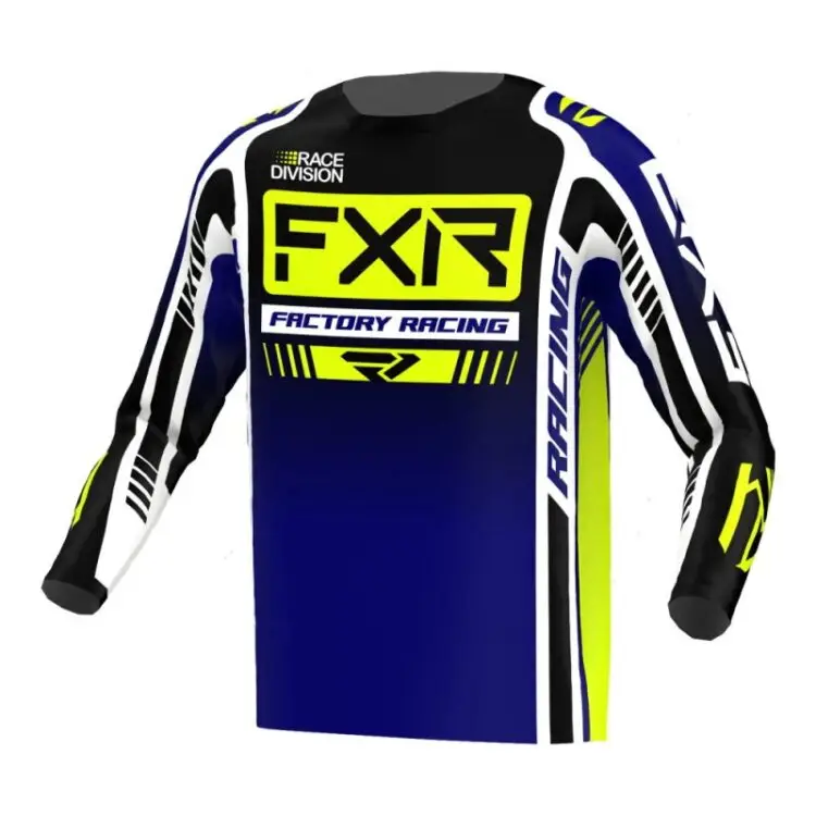 FXR Μπλούζα MX Clutch Pro Midnight/HiVis/White