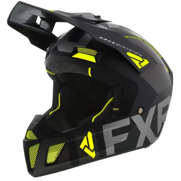 Κράνος FXR Clutch Evo 20 Black / Charcoal / Hivis