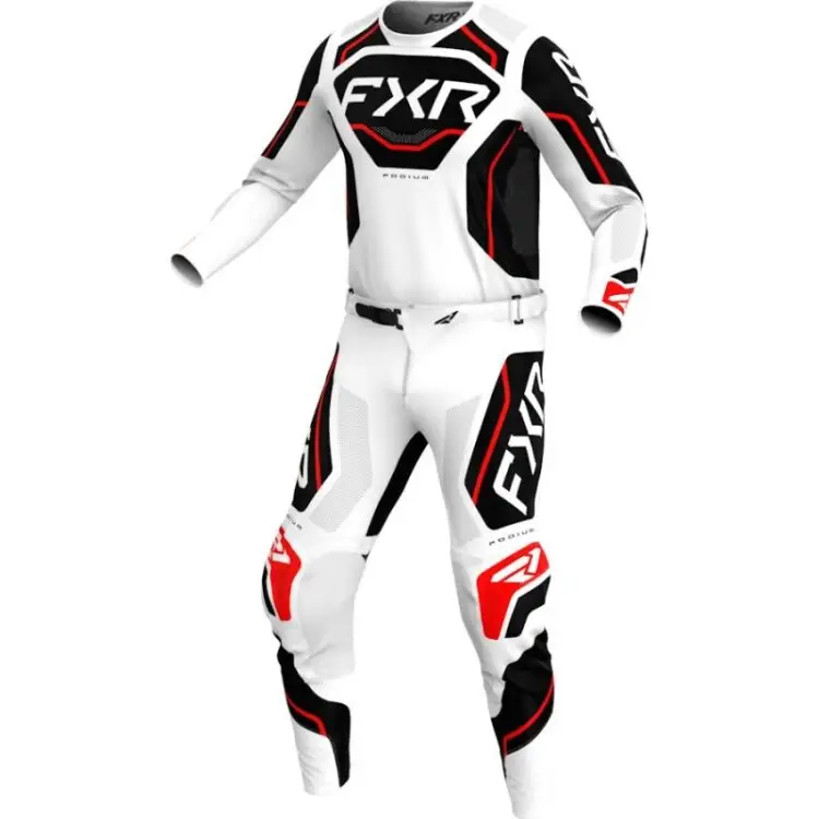Στολή FXR MX Podium Relay White / Black / Red