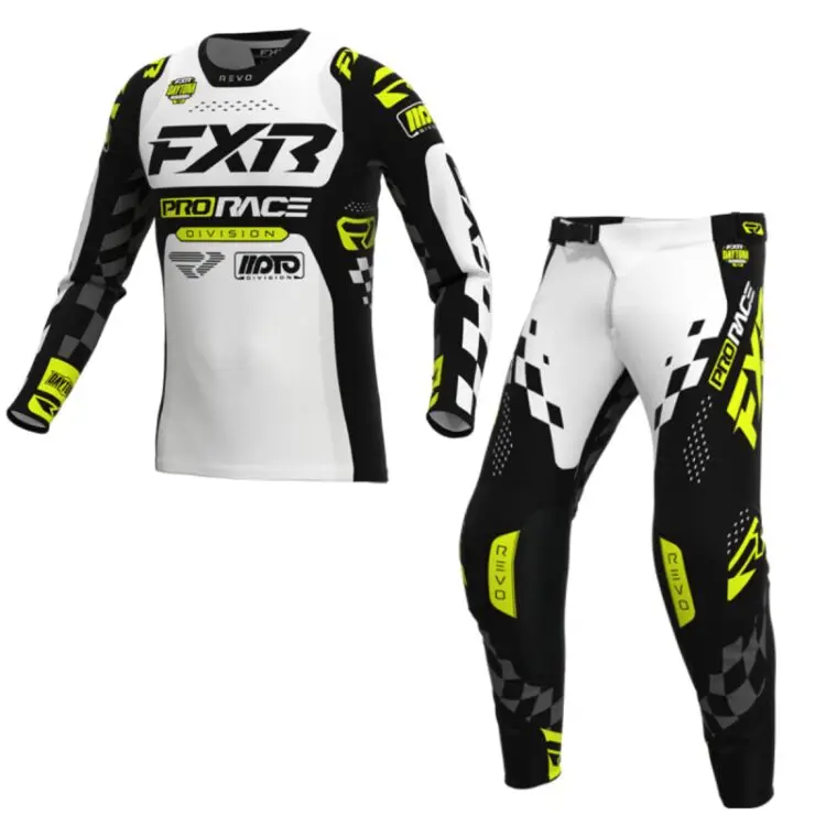 Στολή FXR MX Revo Daytona Black / White / HiVis